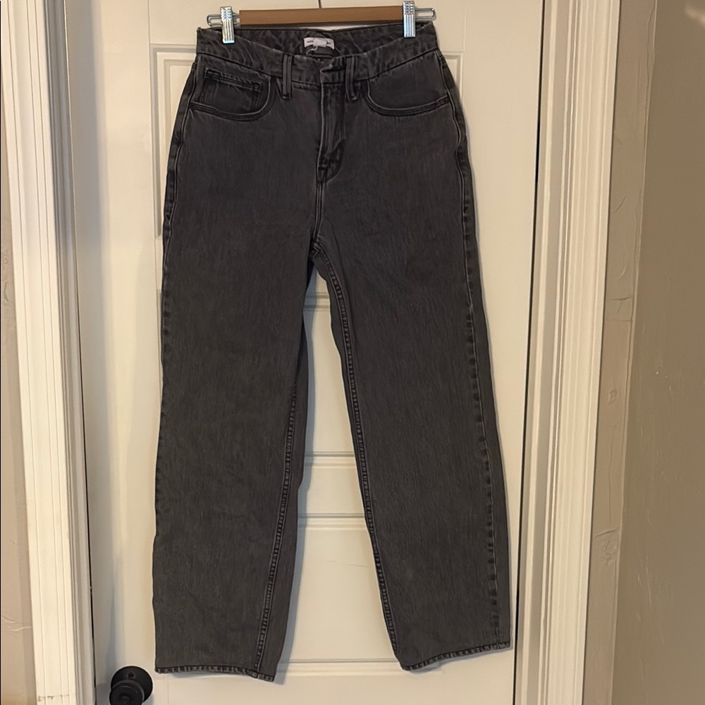 Good American Women's Gray Relaxed Jeans